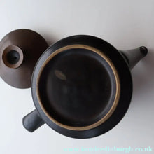 Load image into Gallery viewer, LARGE 1960s DENBY Arabesque Stoneware Teapot. Height 6 1/4 inches
