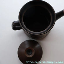 Load image into Gallery viewer, LARGE 1960s DENBY Arabesque Stoneware Teapot. Height 6 1/4 inches
