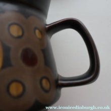 Load image into Gallery viewer, LARGE 1960s DENBY Arabesque Stoneware Teapot. Height 6 1/4 inches
