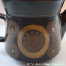 Load image into Gallery viewer, LARGE 1960s DENBY Arabesque Stoneware Teapot. Height 6 1/4 inches
