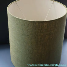Load image into Gallery viewer, LARGE 1970s TREMAEN "Gwarra" Lamp Base &amp; Original Hessian Shade by Peter Ellery
