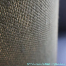 Load image into Gallery viewer, LARGE 1970s TREMAEN "Gwarra" Lamp Base &amp; Original Hessian Shade by Peter Ellery
