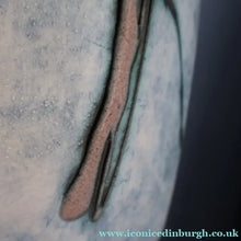 Load image into Gallery viewer, LARGE 1970s TREMAEN "Gwarra" Lamp Base &amp; Original Hessian Shade by Peter Ellery
