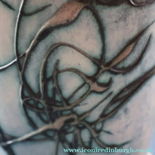 Load image into Gallery viewer, LARGE 1970s TREMAEN "Gwarra" Lamp Base &amp; Original Hessian Shade by Peter Ellery
