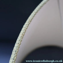 Load image into Gallery viewer, LARGE 1970s TREMAEN "Gwarra" Lamp Base &amp; Original Hessian Shade by Peter Ellery

