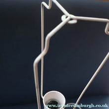 Load image into Gallery viewer, LARGE 1970s TREMAEN "Gwarra" Lamp Base &amp; Original Hessian Shade by Peter Ellery
