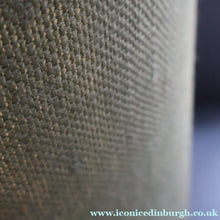 Load image into Gallery viewer, LARGE 1970s TREMAEN "Gwarra" Lamp Base &amp; Original Hessian Shade by Peter Ellery
