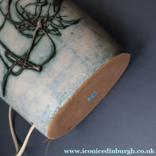 Load image into Gallery viewer, LARGE 1970s TREMAEN "Gwarra" Lamp Base &amp; Original Hessian Shade by Peter Ellery
