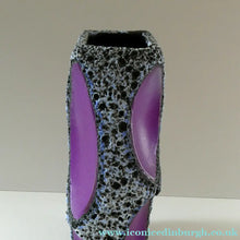 Load image into Gallery viewer, LARGE Vintage 1970s West German Purple Fat Lava Vase: ROTH KERAMIK. 26 cm
