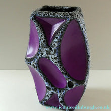 Load image into Gallery viewer, LARGE Vintage 1970s West German Purple Fat Lava Vase: ROTH KERAMIK. 26 cm
