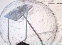 Load image into Gallery viewer, LARGE 1976 Poster for Generative Code Art Exhibition by PAUL NEAGU. Signed in pencil.
