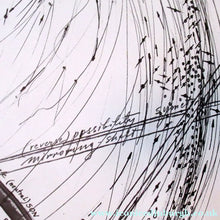Load image into Gallery viewer, LARGE 1976 Poster for Generative Code Art Exhibition by PAUL NEAGU. Signed in pencil. - Signed Poster
