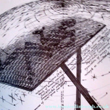 Load image into Gallery viewer, LARGE 1976 Poster for Generative Code Art Exhibition by PAUL NEAGU. Signed in pencil. - Signed Poster
