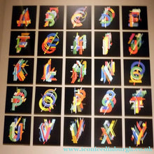 Load image into Gallery viewer, Marcello Morandini Alphabet Design in the Museum of Modern Art in Rome
