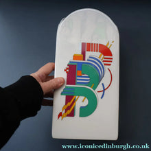 Load image into Gallery viewer, 1980s ROSENTHAL Studio-Line Porcelain "Alphabet" Vase. Designed by Marcello Morandini. 11 inches
