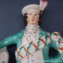 Load image into Gallery viewer, LARGE 19th Century Staffordshire Figurine of a Gardener at a Stream. 14 1/4 inches
