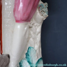 Load image into Gallery viewer, LARGE 19th Century Staffordshire Figurine of a Gardener at a Stream. 14 1/4 inches
