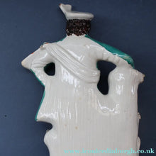 Load image into Gallery viewer, LARGE 19th Century Staffordshire Figurine of a Gardener at a Stream. 14 1/4 inches
