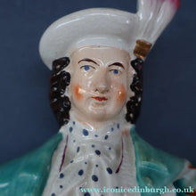 Load image into Gallery viewer, LARGE 19th Century Staffordshire Figurine of a Gardener at a Stream. 14 1/4 inches
