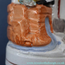 Load image into Gallery viewer, LARGE 19th Century Staffordshire Figurine of a Gardener at a Stream. 14 1/4 inches
