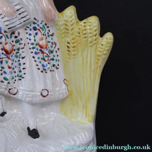 Load image into Gallery viewer, Large 19th Century Staffordshire Spill Vase of the Poet Robert Burns and Highland Mary. 11 3/4 inches - Staffordshire
