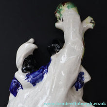 Load image into Gallery viewer, Large 19th Century Staffordshire Spill Vase of the Poet Robert Burns and Highland Mary. 12 inches - Staffordshire Figure

