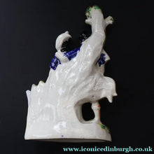 Load image into Gallery viewer, Large 19th Century Staffordshire Spill Vase of the Poet Robert Burns and Highland Mary. 12 inches - Staffordshire Figure
