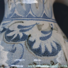 Load image into Gallery viewer, Large Aldermaston Pottery Tin-Glaze Pottery Jug or Pitcher with Hand Painted Hunting Pattern.  Signed by Andrew Hazeldean
