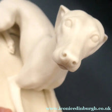 Load image into Gallery viewer, LARGE and Beautifully Modelled Antique Parian Model of a Reclining Greyhound. 11 1/2 inches
