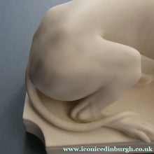 Load image into Gallery viewer, LARGE and Beautifully Modelled Antique Parian Model of a Reclining Greyhound. 11 1/2 inches
