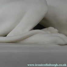 Load image into Gallery viewer, LARGE and Beautifully Modelled Antique Parian Model of a Reclining Greyhound. 11 1/2 inches
