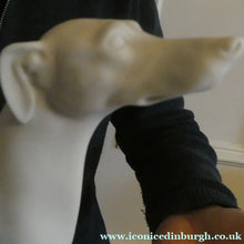 Load image into Gallery viewer, LARGE and Beautifully Modelled Antique Parian Model of a Reclining Greyhound. 11 1/2 inches

