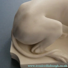Load image into Gallery viewer, LARGE and Beautifully Modelled Antique Parian Model of a Reclining Greyhound. 11 1/2 inches
