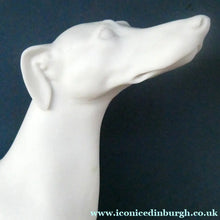 Load image into Gallery viewer, LARGE and Beautifully Modelled Antique Parian Model of a Reclining Greyhound. 11 1/2 inches - British Ceramics
