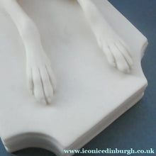 Load image into Gallery viewer, LARGE and Beautifully Modelled Antique Parian Model of a Reclining Greyhound. 11 1/2 inches - British Ceramics
