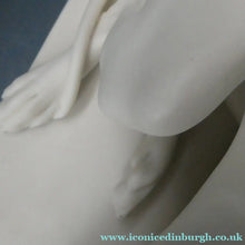 Load image into Gallery viewer, LARGE and Beautifully Modelled Antique Parian Model of a Reclining Greyhound. 11 1/2 inches
