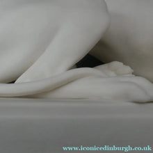 Load image into Gallery viewer, LARGE and Beautifully Modelled Antique Parian Model of a Reclining Greyhound. 11 1/2 inches
