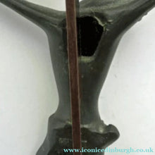 Load image into Gallery viewer, Large and Very Sculptural Crucifixion Model. Unique Cast Bronze of Vintage Design/ Made in Germany.

