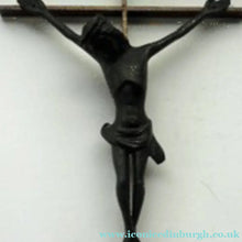 Load image into Gallery viewer, Large and Very Sculptural Crucifixion Model. Unique Cast Bronze of Vintage Design/ Made in Germany.
