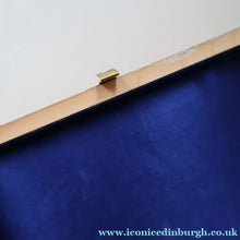 Load image into Gallery viewer, LARGE Antique 19th Century MAUCHLINE Ware Box. View of a Scottish Waterfall on the Lid

