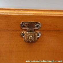 Load image into Gallery viewer, LARGE Antique 19th Century MAUCHLINE Ware Box. View of a Scottish Waterfall on the Lid
