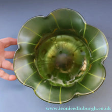 Load image into Gallery viewer, LARGE Bohemian Glass KRALIK Vase with Striefen and Flecken Decoration, c 1899
