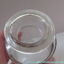 Load image into Gallery viewer, Antique Chemist Bottle with Ball Stopper and Foil Glass Covered Label
