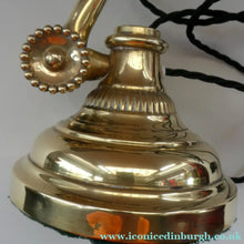 Load image into Gallery viewer, LARGE Antique EDWARDIAN "Flower" Desk Lamp. Fabulous DUGDILLS Art Nouveau Design with Original Metal Shade
