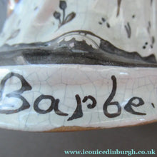 Load image into Gallery viewer, Large Antique French Quimper Faience Sculpture of Saint Barbe (Barbara)
