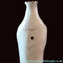 Load image into Gallery viewer, Large Antique French Quimper Faience Sculpture of Saint Barbe (Barbara)
