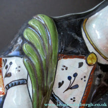 Load image into Gallery viewer, Large Antique French Quimper Faience Sculpture of Saint Barbe (Barbara)
