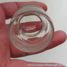 Load image into Gallery viewer, Antique Chemist Bottle with Ball Stopper and Foil Glass Covered Label
