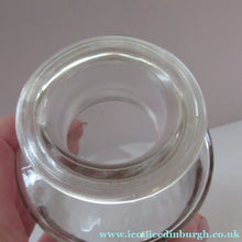 Load image into Gallery viewer, Antique Chemist Bottle with Ball Stopper and Foil Glass Covered Label
