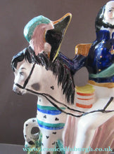 Load image into Gallery viewer, Antique Staffordshire Flatback Figurine. The Duke of Cambridge on Horseback
